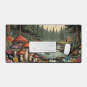Ruisseau capricieux de la forêt avec champignons, (Clavier et souris)