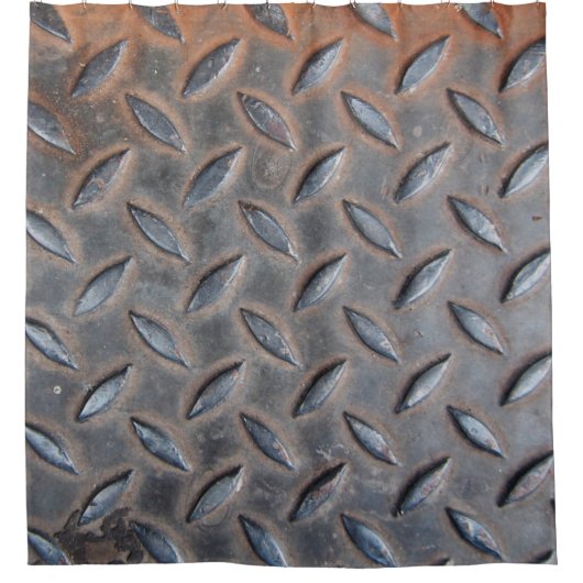 Ruitdiamantachtergrond, gelast surf douchegordijn (Voorkant)