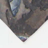 Ruitdiamantachtergrond, gelast surf fleece deken (Hoek)