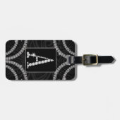 Ruiten in diamanten - Initiaal A Bagagelabel (Voorkant horizontaal)