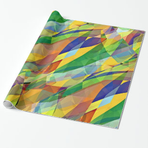 Ruitend glas cadeaupapier