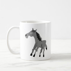 Ruitend paard koffiemok
