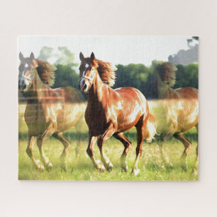 Ruitend paard legpuzzel