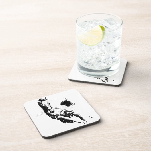 Ruitend paard onderzetter (Rechterzijde)