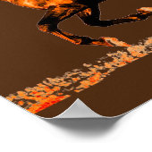 Ruitend paard poster (Hoek)