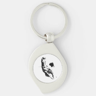 Ruitend paard sleutelhanger