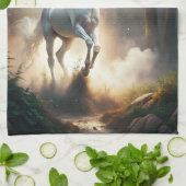 Ruitend paard theedoek (Gevouwen)