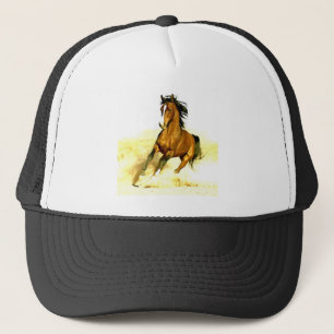 Ruitend paard trucker pet