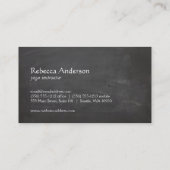 Ruitend paard visitekaartje (Achterkant)