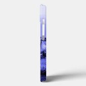 Ruitende paarden en blauw motorlicht Case-Mate iPhone case (Achterkant / Links)