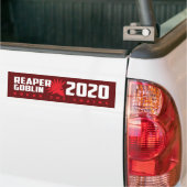 Ruitende roerklep/Goblin 2020 bumpersticker (Op Truck)