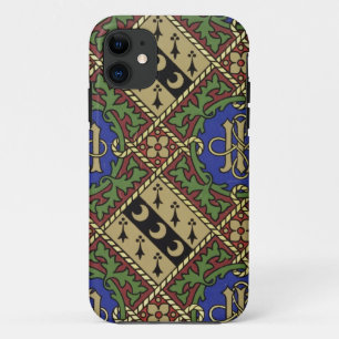 Ruitendrukkerij, kerkelijk behangselontwerp iPhone 11 hoesje