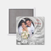 Ruitenfoto van Weddenschap Favor Magnet Magneet (Voorkant / Achterkant)