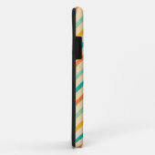 Ruitengestreepte patroon van Retro grunge Case-Mate iPhone Case (Achterkant/rechts)