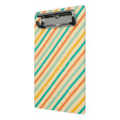 Ruitengestreepte patroon van Retro grunge Mini Klembord (Angled2)