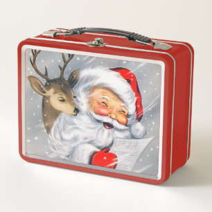 Ruitenlunchbox met Kerstmis