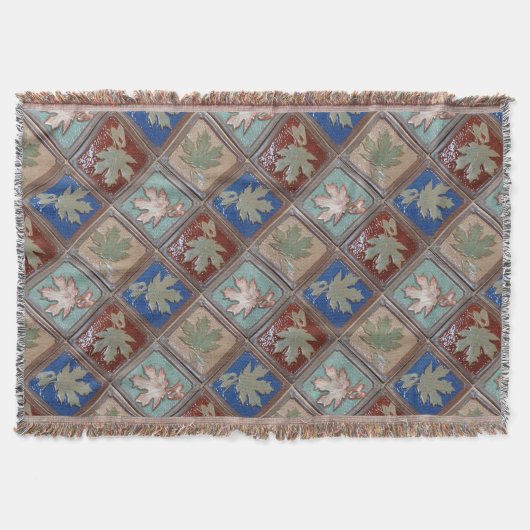 Ruitenmand, paarse bladeren deken (Voorkant)