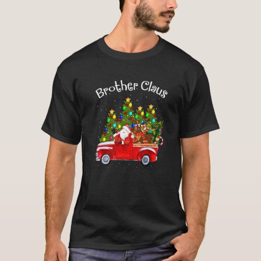 Ruitenrennen auto-Santa Pickup Reindester & C T-shirt (Voorkant)