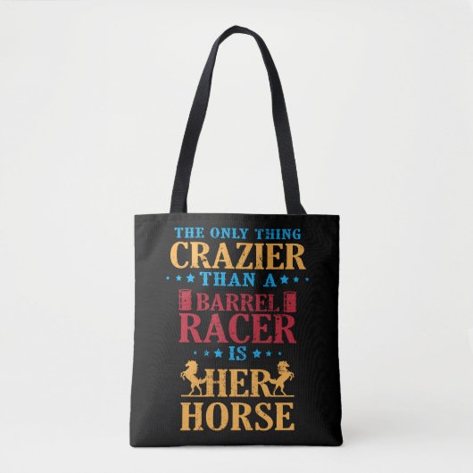 Ruitenschotel van Barrel Racers Crazy Draagtas (Voorkant)