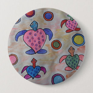 Ruitenspuitje voor schildpadden ronde button 4,0 cm