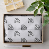 Ruitenwitte en zwarte versie tissuepapier (Geschenk)