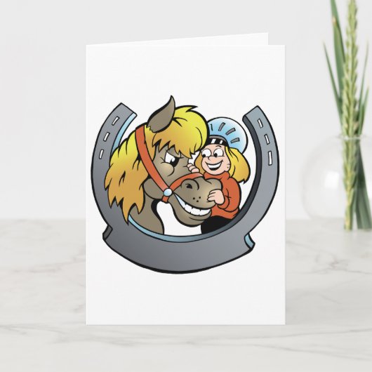 ruiter- en Wenskaarten Kaart (Voorkant)