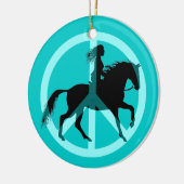 ruiter keramisch ornament (Links)