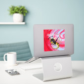 Ruiter Sticker (Laptop op bureau)