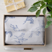  ruiterblauw wit toilet tissuepapier (Geschenk)