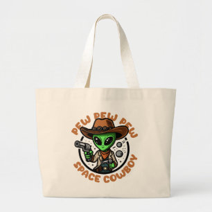 Ruiterepos Fun Alien Grote Tote Bag