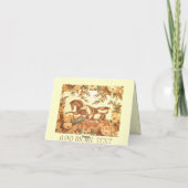 ruiterpaard bedankkaart (Achterkant)