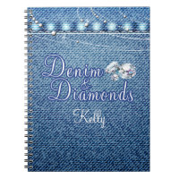 Ruiters en Denim Party Guest Book