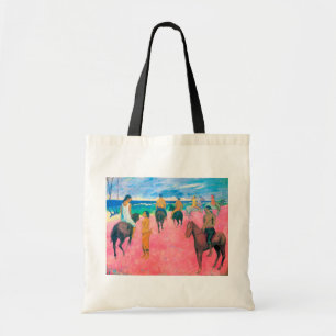 Ruiters op het strand, Gauguin Tote Bag