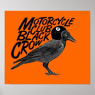 Ruiters van motorfietsen poster