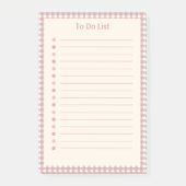 Ruitpatroon Takenlijst Post-it® Notes (Voorkant)
