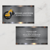 Ruitstaal | Bouwmachines Visitekaartje (Voorkant / Achterkant)