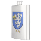 Ruiz Heraldic Shield Heupfles (Links)