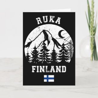 Ruka Kuusamo Finland Skigebied Rukatunturi Alpien Kaart