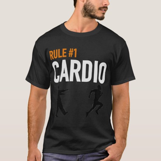 RULE 1 CARDIO retro boy T-shirt (Voorkant)
