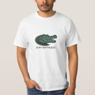 Rule the Swamp Krokodil Motivatie T-shirt