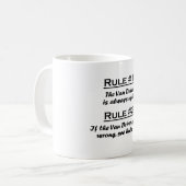 Rule Van Driver Koffiemok (Voorkant links)