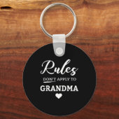 Rules Don't Apply To Grandma  Sleutelhanger (Voorkant)