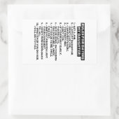 Rules for dating my daughter rechthoekige sticker (Tas)