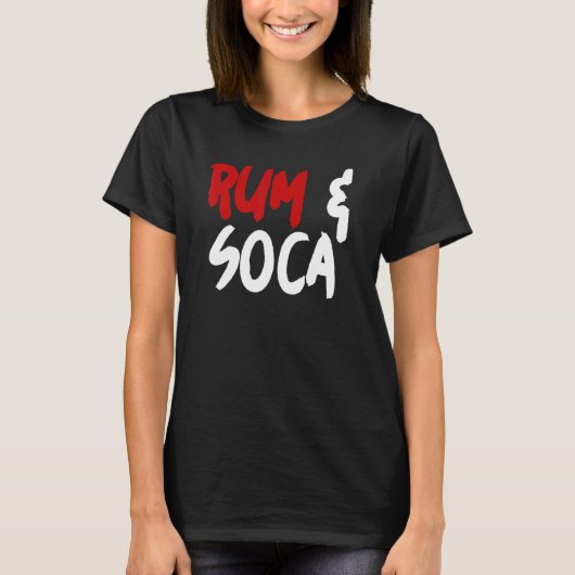 Rum and Soca T-shirt (Voorkant)