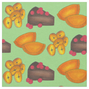 Rum Cake Beef Patties Plantains Jamaican Food Stof