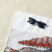 Rum Cay, Bahamas, Coquillages : Serviette (En situation)