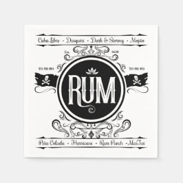 rum-cocktailservet servetten