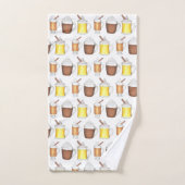 Rum de cacao chaud Eggnog Vacances d'hiver Boisson (Serviette à main)