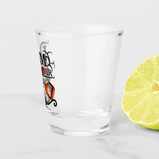 Rum lover shot glas (Rechts)