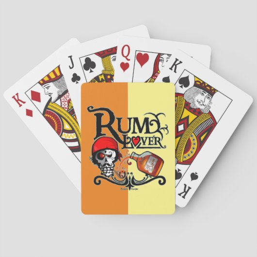 Rum Pokerkaarten (Achterkant)